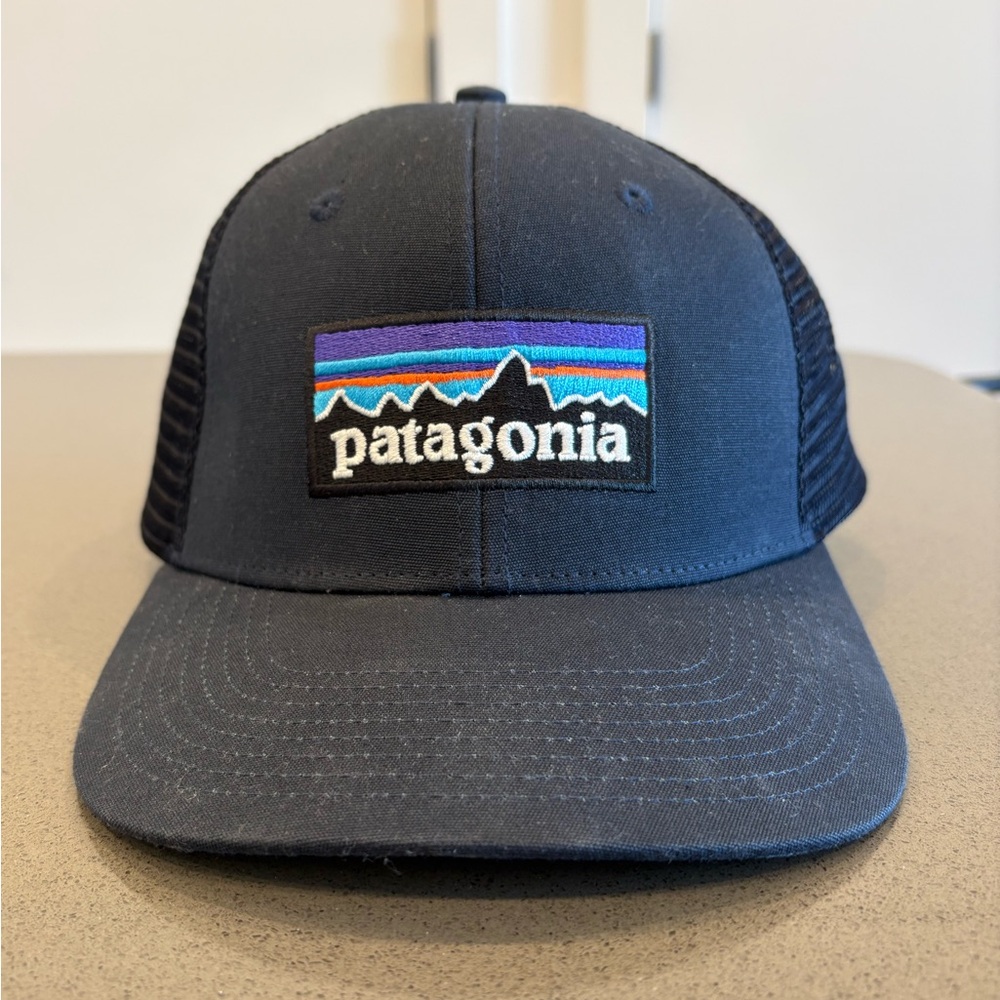 Patagonia Dark Blue Mesh Cap